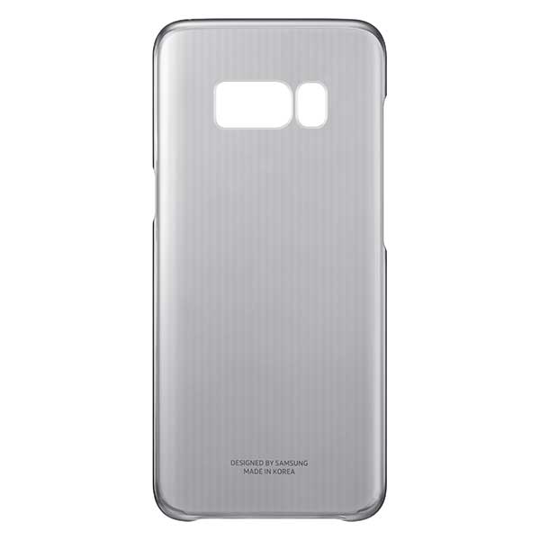 Samsung Clear Cover Case Θήκη EF-QG950CB Black - Galaxy S8 SM-G950