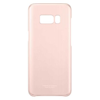 Samsung Clear Cover Case Θήκη EF-QG955CP Pink - Galaxy S8+ Plus SM-G955