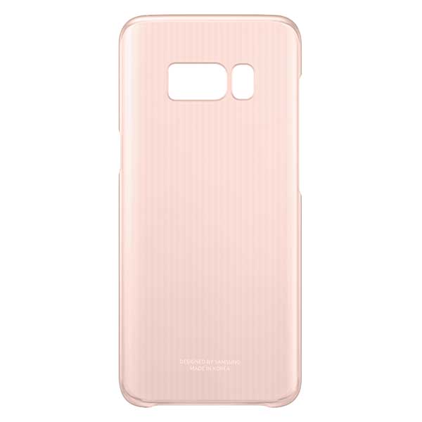 Samsung Clear Cover Case Θήκη EF-QG955CP Pink - Galaxy S8+ Plus SM-G955