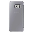 Samsung Clear View Cover Case Θήκη EF-ZG925BS Silver - Galaxy S6 Edge SM-G925 Samsung Clear View Cover Case Θήκη EF-ZG925BS Silver - Galaxy S6 Edge SM-G925