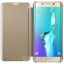 Samsung Clear View Cover Case Θήκη EF-ZG928CF Gold - Galaxy S6 Edge Plus SM-G928F