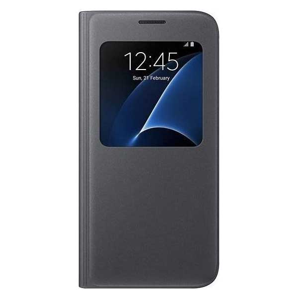 Samsung Cover S-View Θήκη EF-CG930PB Black - Galaxy S7 SM-G930F
