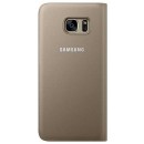 Samsung Cover S-View Θήκη EF-CG935PF Gold - Galaxy S7 Edge SM-G935F