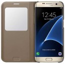 Samsung Cover S-View Θήκη EF-CG935PF Gold - Galaxy S7 Edge SM-G935F