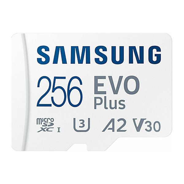 Samsung Evo Plus 2021 microSDXC 256GB Class 10 U3 V30 A2 UHS-I With Adapter Κάρτα Μνήμης