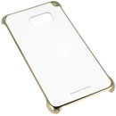 Samsung Faceplate Clear Cover Θήκη EF-QG928CF Gold - Galaxy S6 Edge Plus SM-G928F