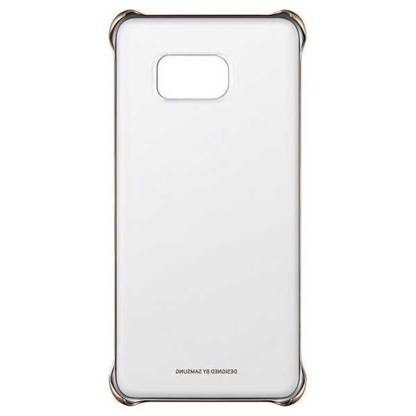 Samsung Faceplate Clear Cover Θήκη EF-QG928CF Gold - Galaxy S6 Edge Plus SM-G928F