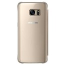 Samsung Flip Case Clear View Θήκη EF-ZG930CF Gold - Galaxy S7 SM-G930F