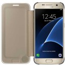 Samsung Flip Case Clear View Θήκη EF-ZG930CF Gold - Galaxy S7 SM-G930F