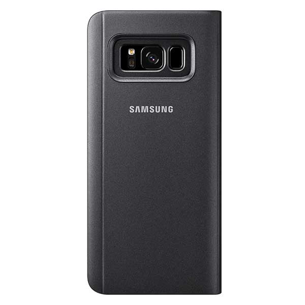 Samsung Flip Case Clear View Standing Cover Case Θήκη EF-ZG950CB Black - Galaxy S8 SM-G950