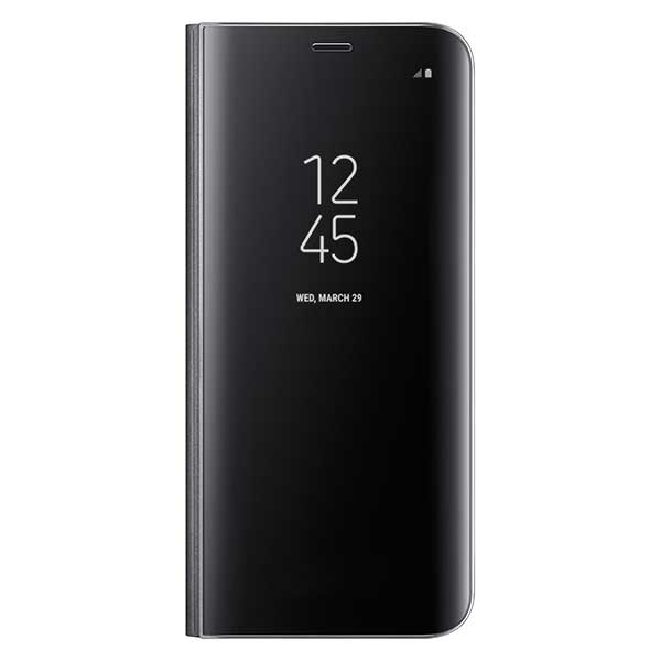 Samsung Flip Case Clear View Standing Cover Case Θήκη EF-ZG950CB Black - Galaxy S8 SM-G950