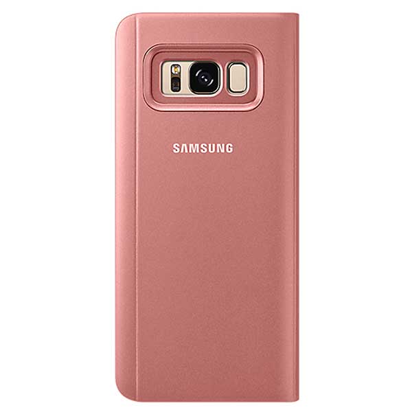 Samsung Flip Case Clear View Standing Cover Case Θήκη EF-ZG950CP Pink - Galaxy S8 SM-G950 Samsung Flip Case Clear View Standing Cover Case Θήκη EF-ZG950CP Pink - Galaxy S8 SM-G950