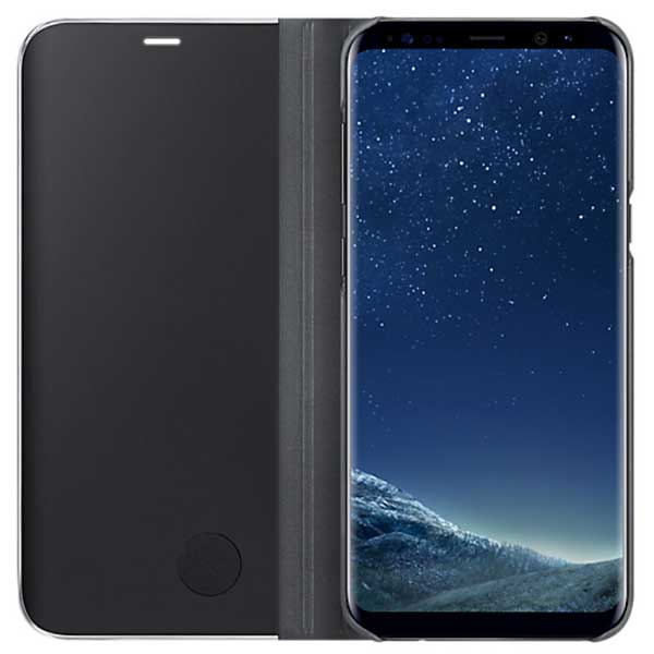 Samsung Flip Case Clear View Standing Cover Case Θήκη EF-ZG955CB Black - Galaxy S8+ Plus SM-G955 Samsung Flip Case Clear View Standing Cover Case Θήκη EF-ZG955CB Black - Galaxy S8+ Plus SM-G955
