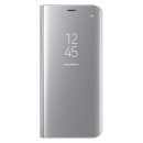 Samsung Flip Case Clear View Standing Cover Case Θήκη EF-ZG955CS Silver - Galaxy S8+ Plus SM-G955