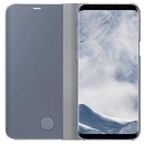 Samsung Flip Case Clear View Standing Cover Case Θήκη EF-ZG955CS Silver - Galaxy S8+ Plus SM-G955