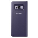 Samsung Flip Case Clear View Standing Cover Case Θήκη EF-ZG955CV Violet - Galaxy S8+ Plus SM-G955