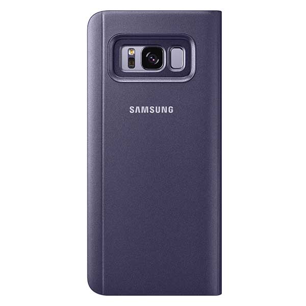 Samsung Flip Case Clear View Standing Cover Case Θήκη EF-ZG955CV Violet - Galaxy S8+ Plus SM-G955