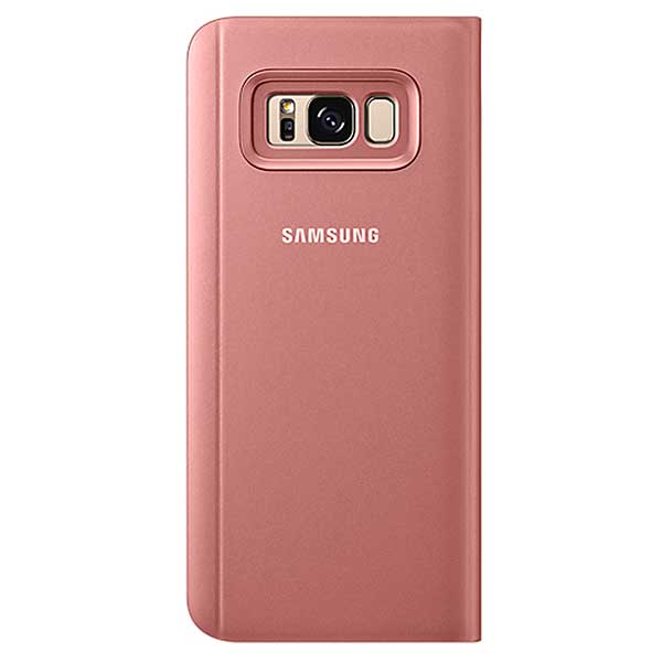 Samsung Flip Case Clear View Standing Cover Case Θήκη EF-ZG955CP Pink - Galaxy S8+ Plus SM-G955 Samsung Flip Case Clear View Standing Cover Case Θήκη EF-ZG955CP Pink - Galaxy S8+ Plus SM-G955