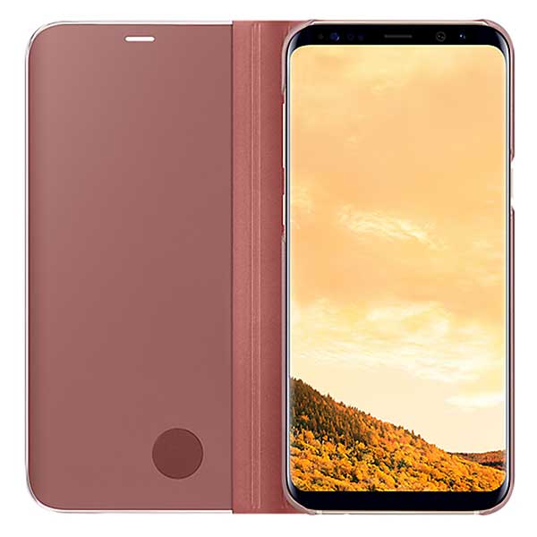 Samsung Flip Case Clear View Standing Cover Case Θήκη EF-ZG955CP Pink - Galaxy S8+ Plus SM-G955 Samsung Flip Case Clear View Standing Cover Case Θήκη EF-ZG955CP Pink - Galaxy S8+ Plus SM-G955