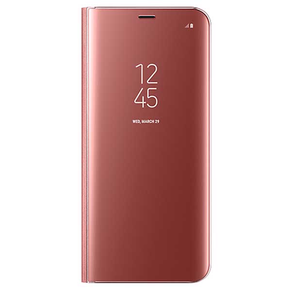 Samsung Flip Case Clear View Standing Cover Case Θήκη EF-ZG955CP Pink - Galaxy S8+ Plus SM-G955 Samsung Flip Case Clear View Standing Cover Case Θήκη EF-ZG955CP Pink - Galaxy S8+ Plus SM-G955