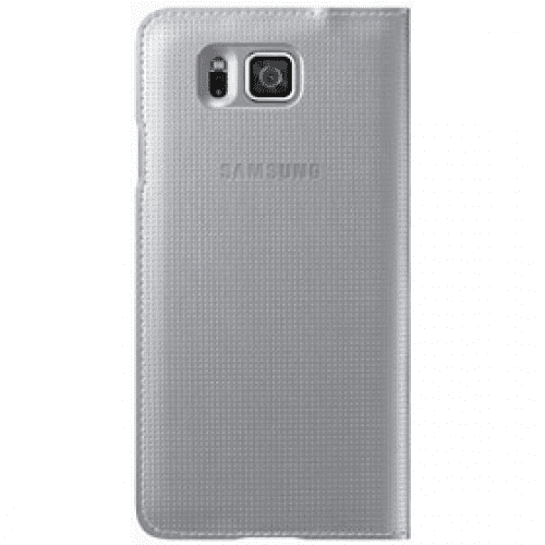 Samsung Flip Case Θήκη EF-FG850BS Silver - Galaxy Alpha G850F
