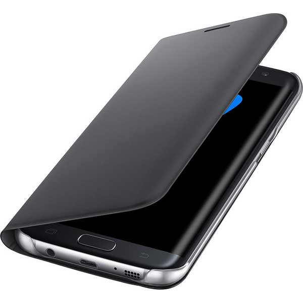 Samsung Flip Case Θήκη EF-WG935PB Black - Galaxy S7 Edge SM-G935F