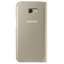 Samsung Flip Case S-View Standing Θήκη EF-CA520PF Gold - Galaxy A5 2017 SM-A520F