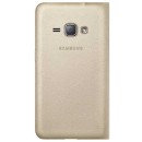 Samsung Flip Cover Θήκη EF-WJ120PF Gold - Galaxy J1 2016 SM-J120 Samsung Flip Cover Θήκη EF-WJ120PF Gold - Galaxy J1 2016 SM-J120