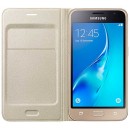 Samsung Flip Cover Θήκη EF-WJ120PF Gold - Galaxy J1 2016 SM-J120 Samsung Flip Cover Θήκη EF-WJ120PF Gold - Galaxy J1 2016 SM-J120