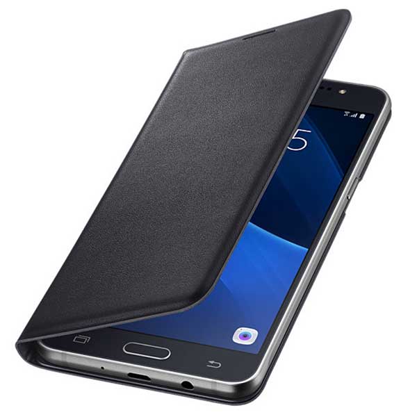 Samsung Flip Cover Θήκη EF-WJ510PB Black - Galaxy J5 (2016) SM-J510FN