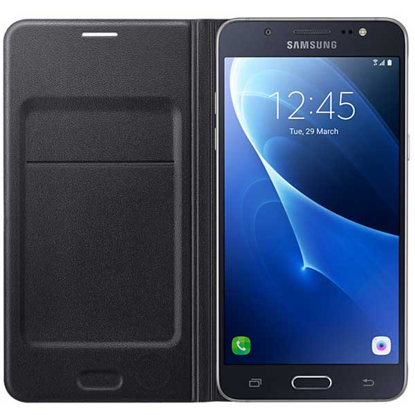 Samsung Flip Cover Θήκη EF-WJ510PB Black - Galaxy J5 (2016) SM-J510FN