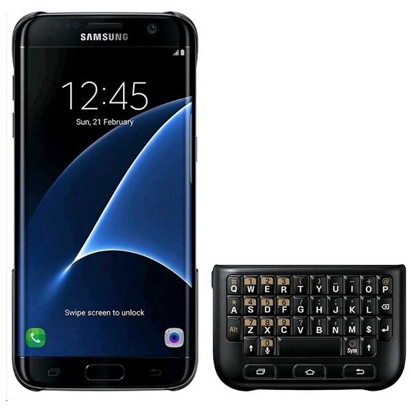 Samsung Keyboard Case Θήκη Πληκτρολόγιο EJ-CG935UB Black - Galaxy S7 Edge SM-G935