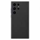 Samsung Leather Case Back Cover Δερμάτινο Μαύρο - Samsung Galaxy S23 Ultra