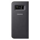 Samsung LED View Cover Case Θήκη EF-NG950PB Black - Galaxy S8 SM-G950