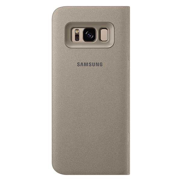 Samsung LED View Cover Case Θήκη EF-NG955PF Gold - Galaxy S8+ Plus SM-G955