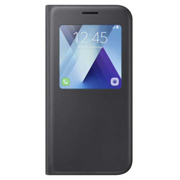 Samsung Flip Case S-View Standing Θήκη EF-CA520PB Black - Galaxy A5 2017 SM-A520F