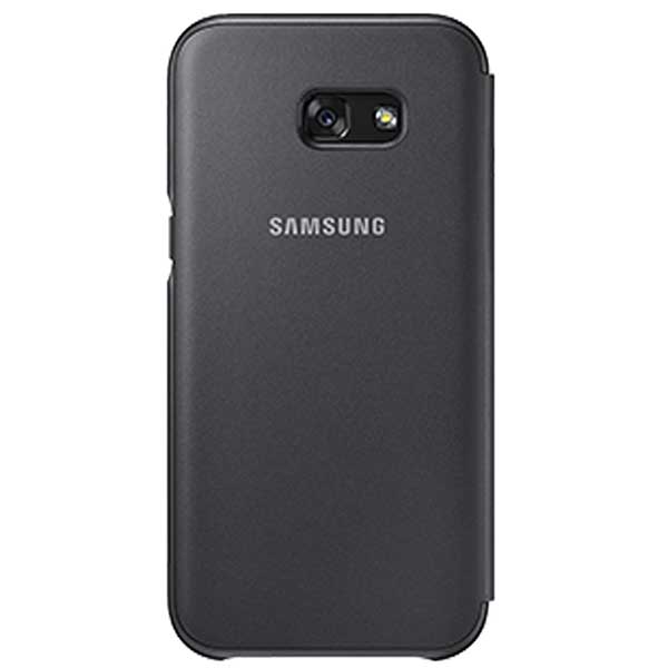 Samsung Neon Flip Cover Θήκη EF-FA320PB Black - Galaxy A3 2017 SM-A320F