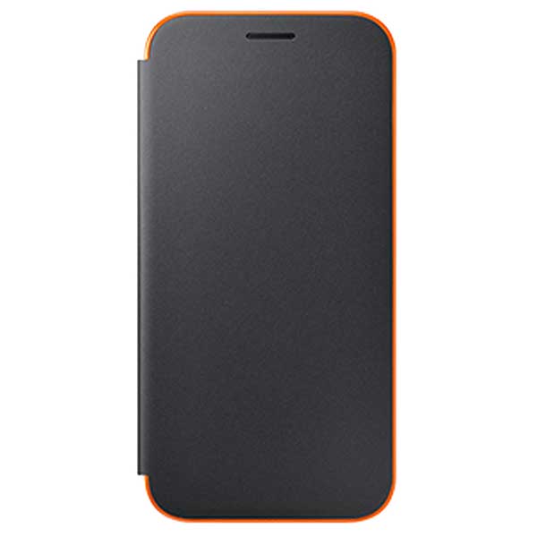 Samsung Neon Flip Cover Θήκη EF-FA320PB Black - Galaxy A3 2017 SM-A320F