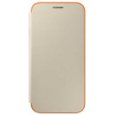 Samsung Neon Flip Cover Θήκη EF-FA520PF Gold - Galaxy A5 2017 SM-A520F