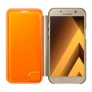 Samsung Neon Flip Cover Θήκη EF-FA520PF Gold - Galaxy A5 2017 SM-A520F