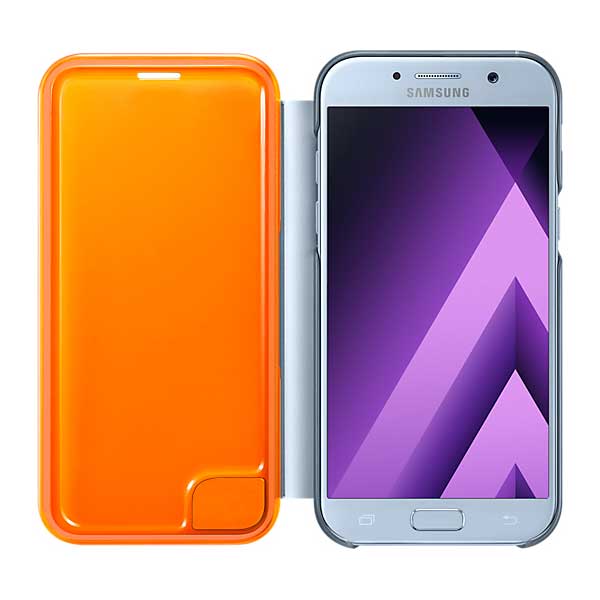 Samsung Neon Flip Cover Θήκη EF-FA520PL Blue - Galaxy A5 2017 SM-A520F
