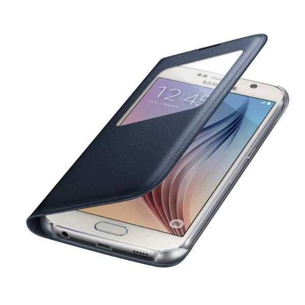 Samsung S-View Flip Cover Case Θήκη EF-CG920PB Black - Galaxy S6 SM-G920 Samsung S-View Flip Cover Case Θήκη EF-CG920PB Black - Galaxy S6 SM-G920