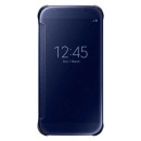 Samsung Clear View Cover Case Θήκη EF-ZG920BB Blue / Black - Galaxy S6 SM-G920F