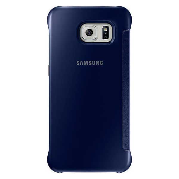 Samsung Clear View Cover Case Θήκη EF-ZG920BB Blue / Black - Galaxy S6 SM-G920F