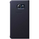 Samsung S-View Flip Cover Case Folio Θήκη EF-CG928PB Black - Galaxy S6 Edge Plus SM-G928F