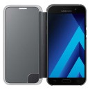 Samsung S-View Flip Cover Clear Θήκη EF-ZA520CB Black - Galaxy A5 2017 SM-A520F