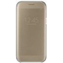 Samsung S-View Flip Cover Clear Θήκη EF-ZA520CF Gold - Galaxy A5 2017 SM-A520F