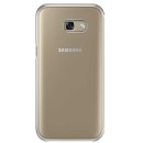 Samsung S-View Flip Cover Clear Θήκη EF-ZA520CF Gold - Galaxy A5 2017 SM-A520F