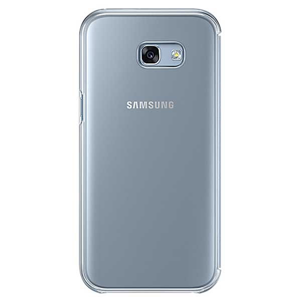 Samsung S-View Flip Cover Clear Θήκη EF-ZA520CL Blue - Galaxy A5 2017 SM-A520F