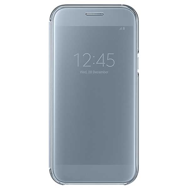 Samsung S-View Flip Cover Clear Θήκη EF-ZA520CL Blue - Galaxy A5 2017 SM-A520F